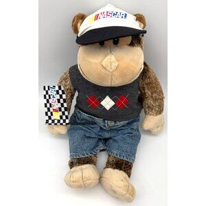 Build A Bear Nascar Racing Monkey With Removable Clothing